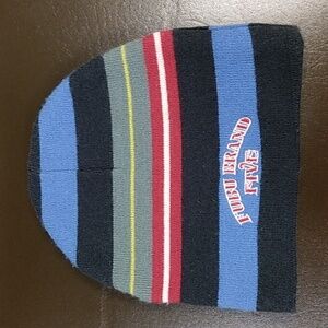 Fubu Striped Beanie Cap / Hat Embroidered Graphics One Size Fits‎ Most